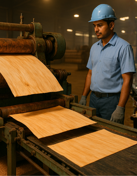 Veneer Peeling & Clipping