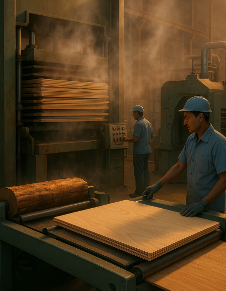 Hot Pressing & Calibrated Sanding